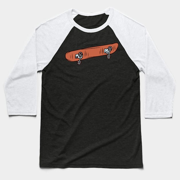 Skateboard Baseball T-Shirt by ShirtyLife